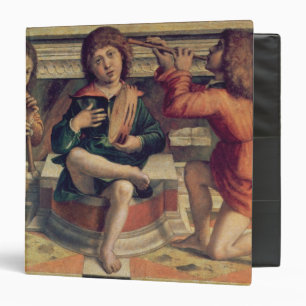 Three angel musicians binder