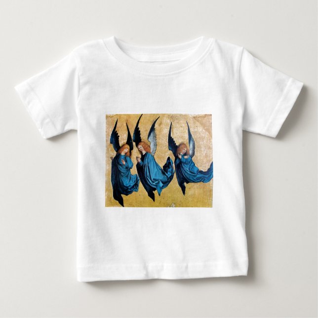 THREE ANGELS IN BLUE BABY T-Shirt (Front)