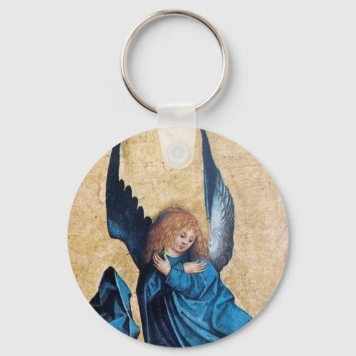 THREE ANGELS IN BLUE KEYCHAIN