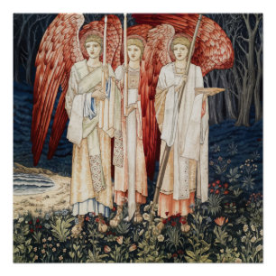 Three Angels, William Morris Tapestry Poster