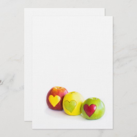 Three apples (Front/Back)