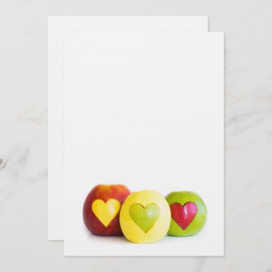 Three apples (Front/Back)