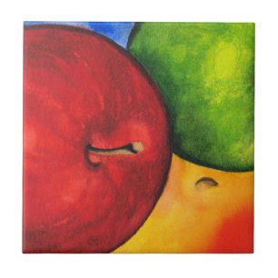 Three Apples Ceramic Tile