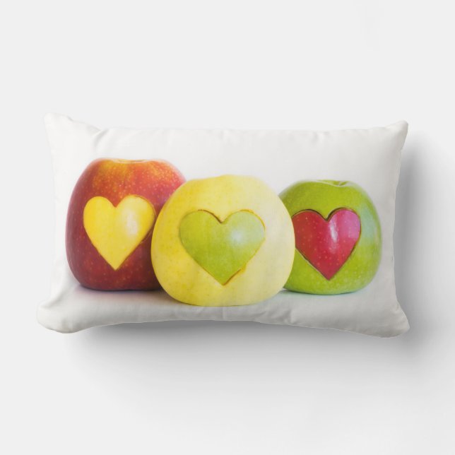 Three apples lumbar pillow (Front)