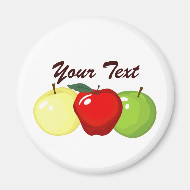 Three Apples Magnet (Front)