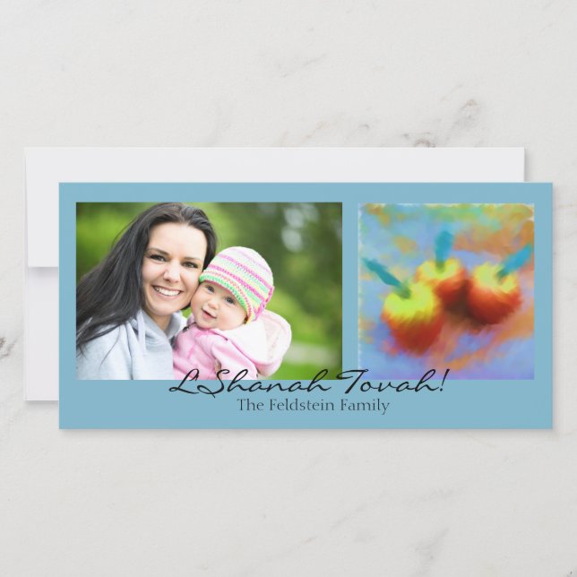 Three Apples Photo Card (Front)