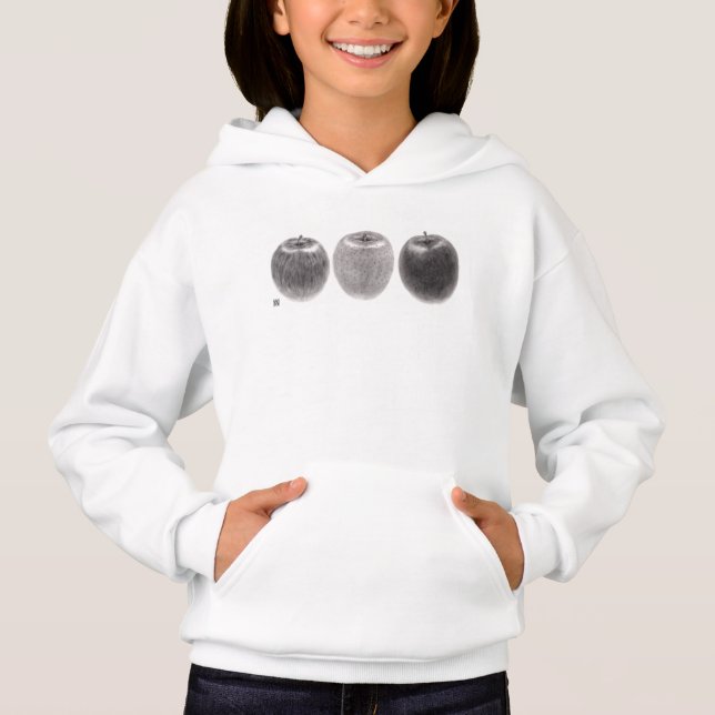 Three Apples Side Hoodie (Front)