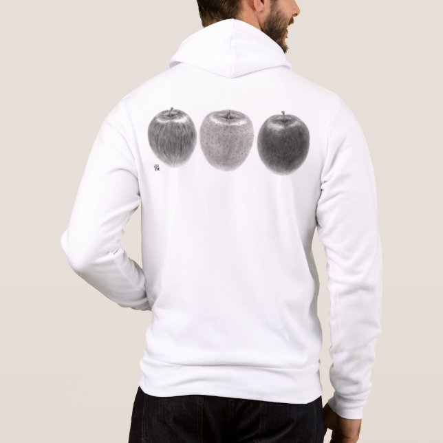 Three Apples Side Hoodie (Back)
