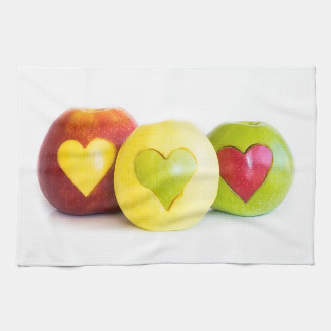 Three apples towel (Horizontal)