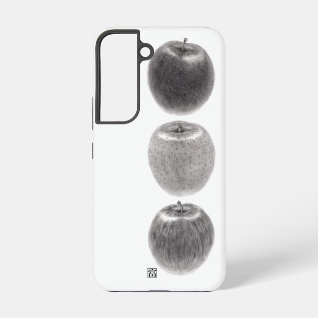 Three Apples Vertical Samsung Galaxy Case (Back)