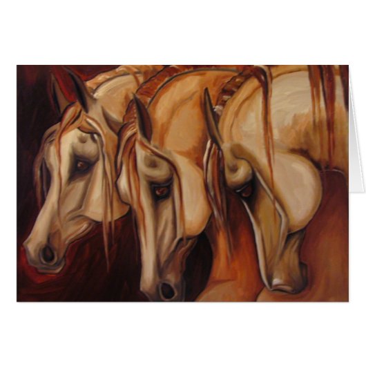 Three Arabians Cards (Front Horizontal)