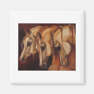 Three Arabians Magnet