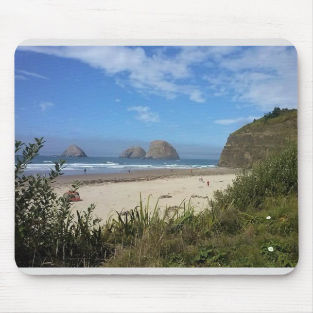 Three Arch Rocks, Oceanside, Oregon Mouse Pad (Front)
