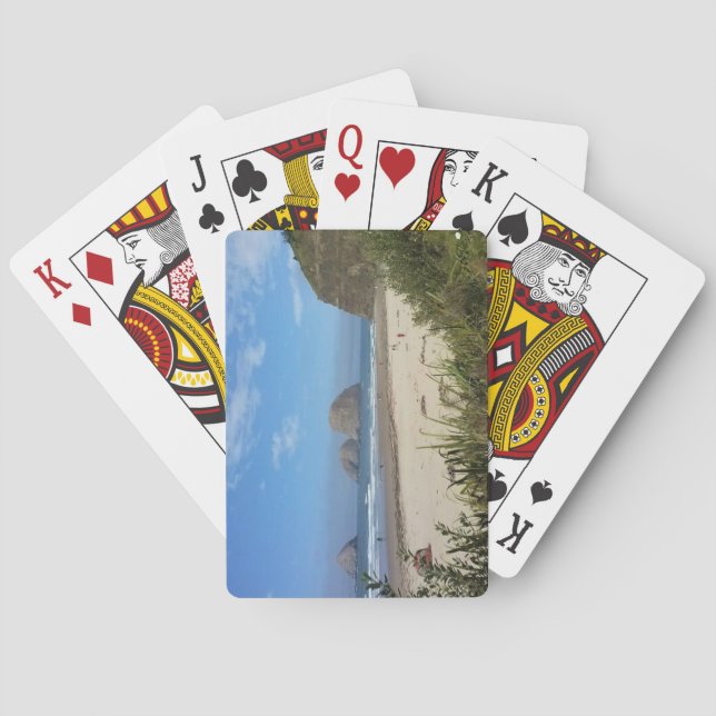 Three Arch Rocks, Oceanside, Oregon Poker Cards (Back)