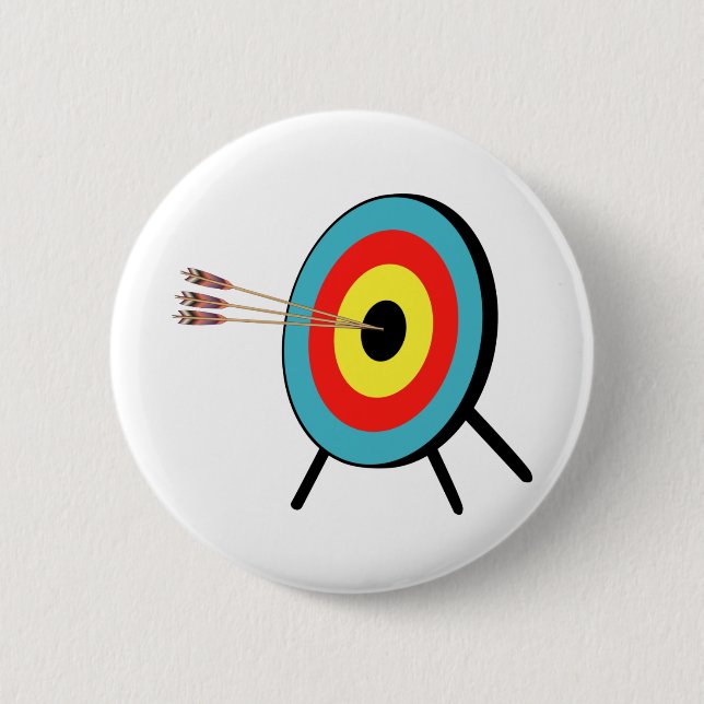 Three Arrow Bullseye Button (Front)