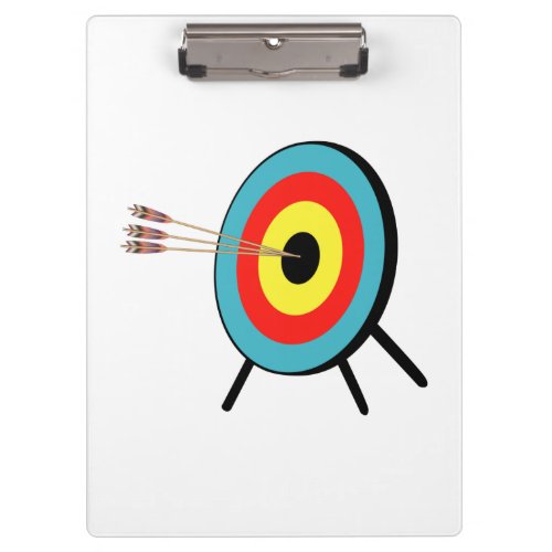 Three Arrow Bullseye Clipboard