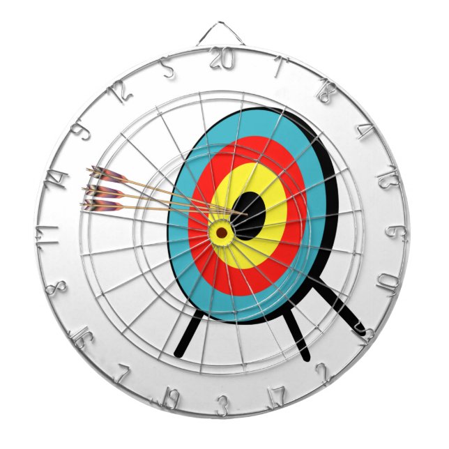 Three Arrow Bullseye Dart Board (Front)