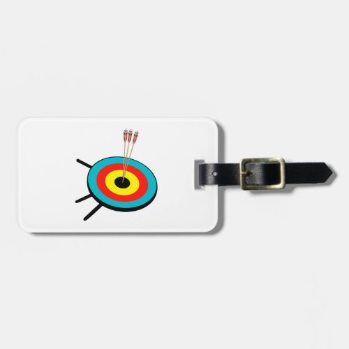 Three Arrow Bullseye Luggage Tag