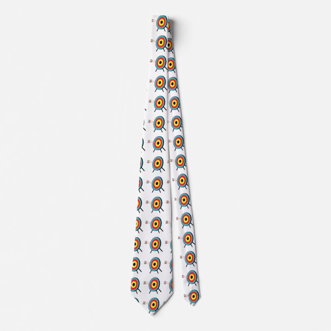 Three Arrow Bullseye Neck Tie (Front)