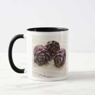 Three artichokes mug