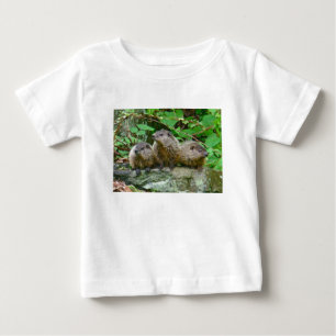 Three Baby Groundhogs T-Shirt