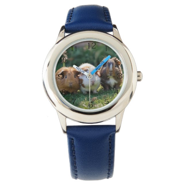 Three Baby Guinea Pigs, Watch (Front)