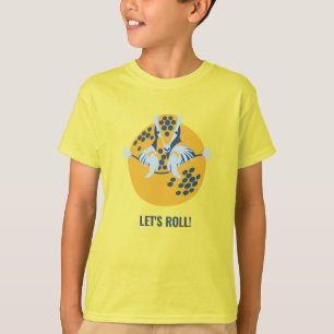 Three-banded Armadillo: Let's Roll! T-Shirt