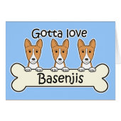Three Basenjis (Front Horizontal)