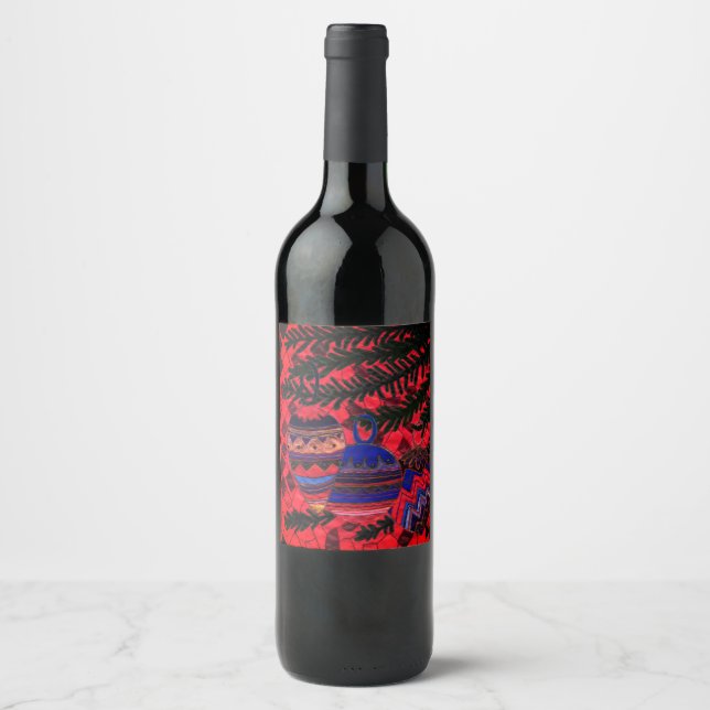 Three baubles wine label (Front)