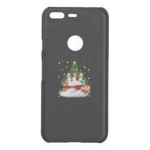 Three Beagles Santa Claus With Christmas Tree Uncommon Google Pixel Case