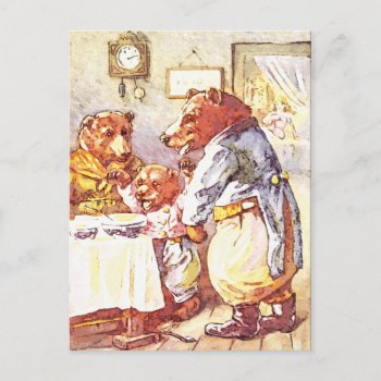 Three Bears Postcard by Hit_or_Miss at Zazzle