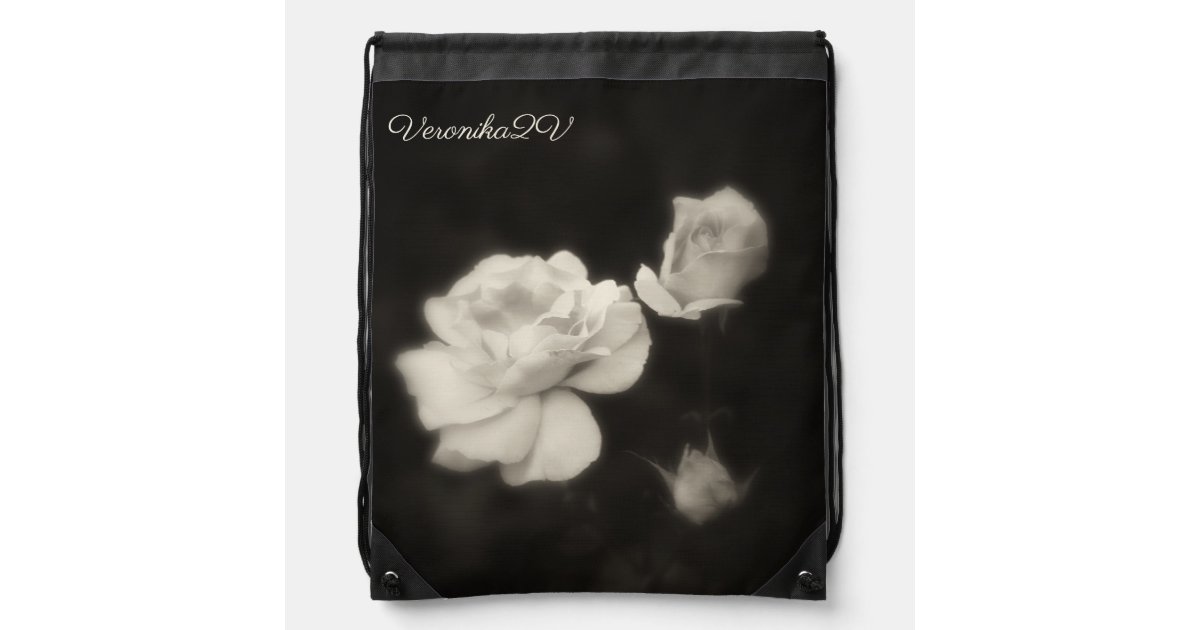 Three Beautiful Roses Sepia Photo Add Text Drawstring Bag Zazzle Com Huge collection, amazing choice, 100+ million high quality, affordable rf and rm images. zazzle