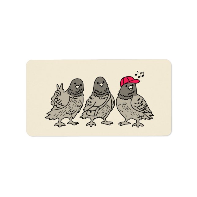 Three best friends label (Front)