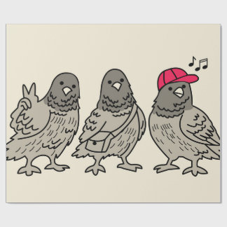 Three best friends wrapping paper