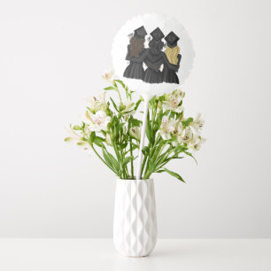 Three Best Graduates Fashion Illustration Balloons