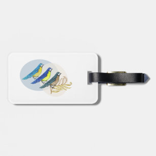 Three Birds Luggage Tag