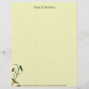 Three Birds Talking ~ Letterhead Business Work