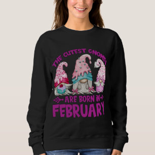 Three Birthday Gnomes For Garden Mom Legend Born I Sweatshirt