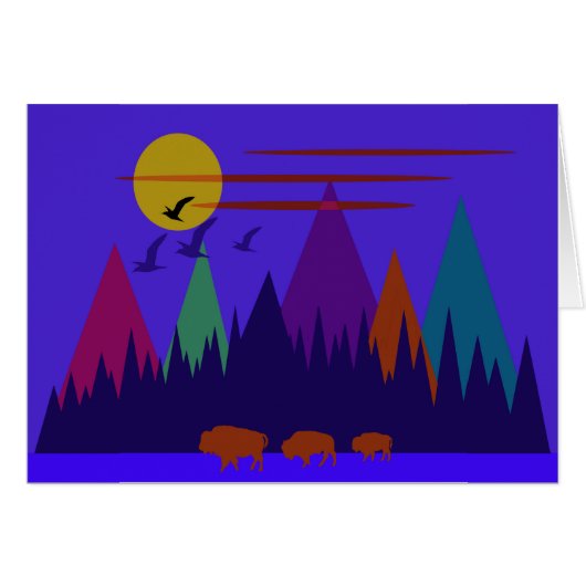 Three Bison (Front Horizontal)