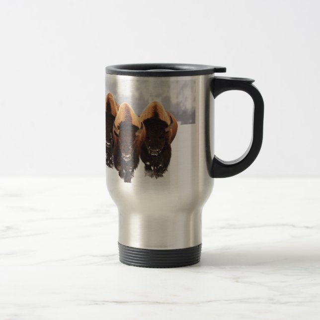 Three Bison Travel Mug (Right)