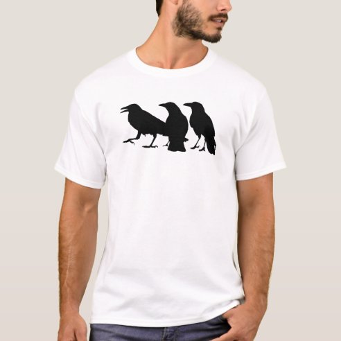 black crow t shirt