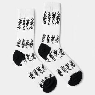 Three Black Lizards Thunder_Cove Southwest Style Socks