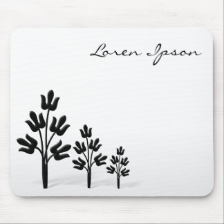 Three Black Trees Mouse Pad