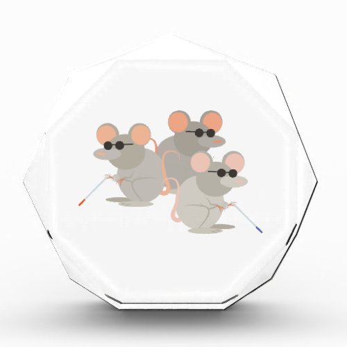 Three Blind Mice Acrylic Award