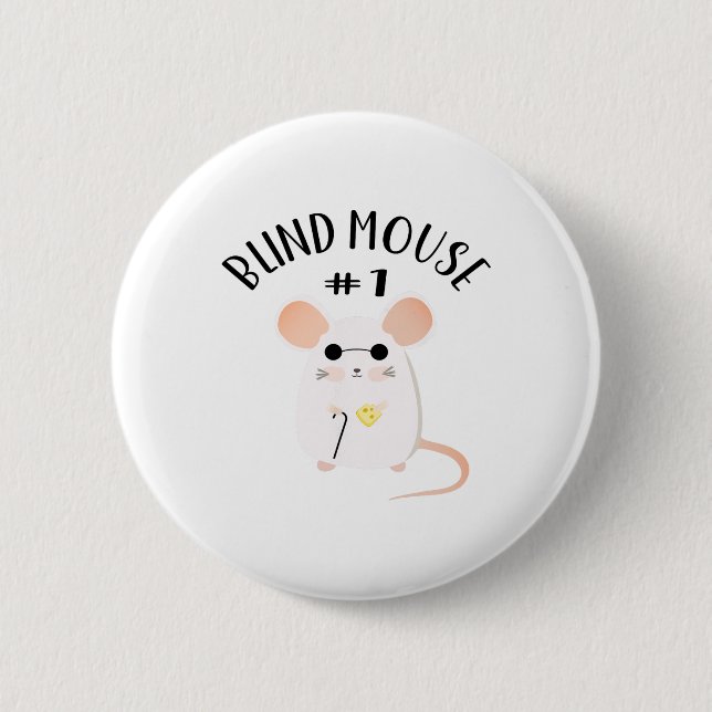 Three Blind Mice Costume - Halloween Matching Grou Button (Front)