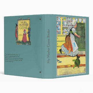 Three Blind Mice Mother Goose Nursery Rhyme 3 Ring Binder