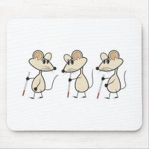 three blind mice mouse pad