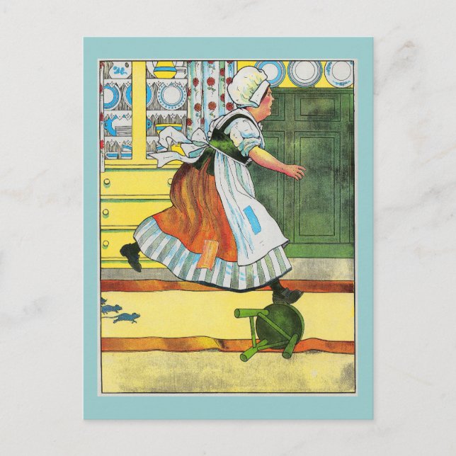 Three blind mice! See how they run! Postcard (Front)