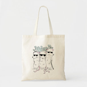 three blind mice tote bag