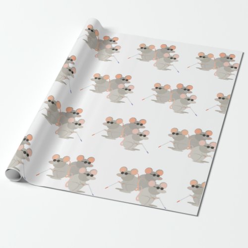 Three Blind Mice Wrapping Paper